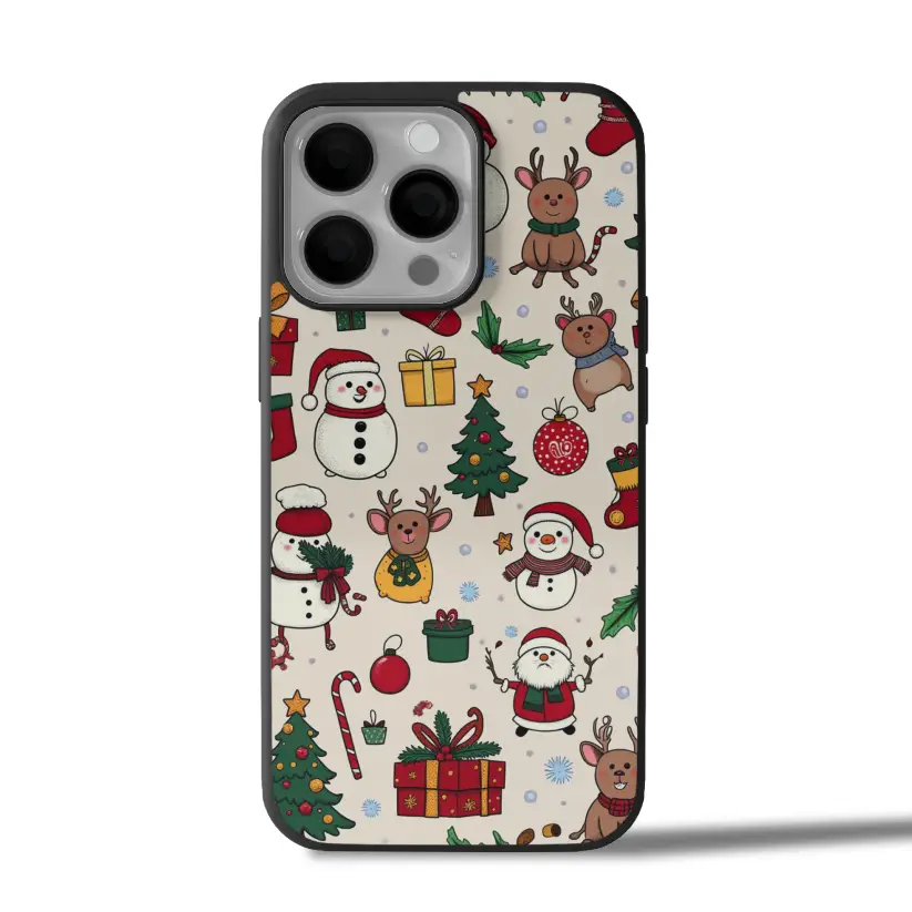 Christmas Cheer Whimsy iPhone Case Cover