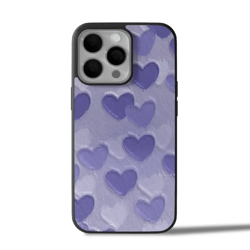 Lavender Heart Whisper iPhone Case Cover