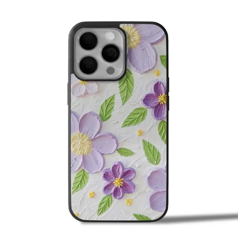 Lavender Blossom Whisper Floral iPhone Case Cover