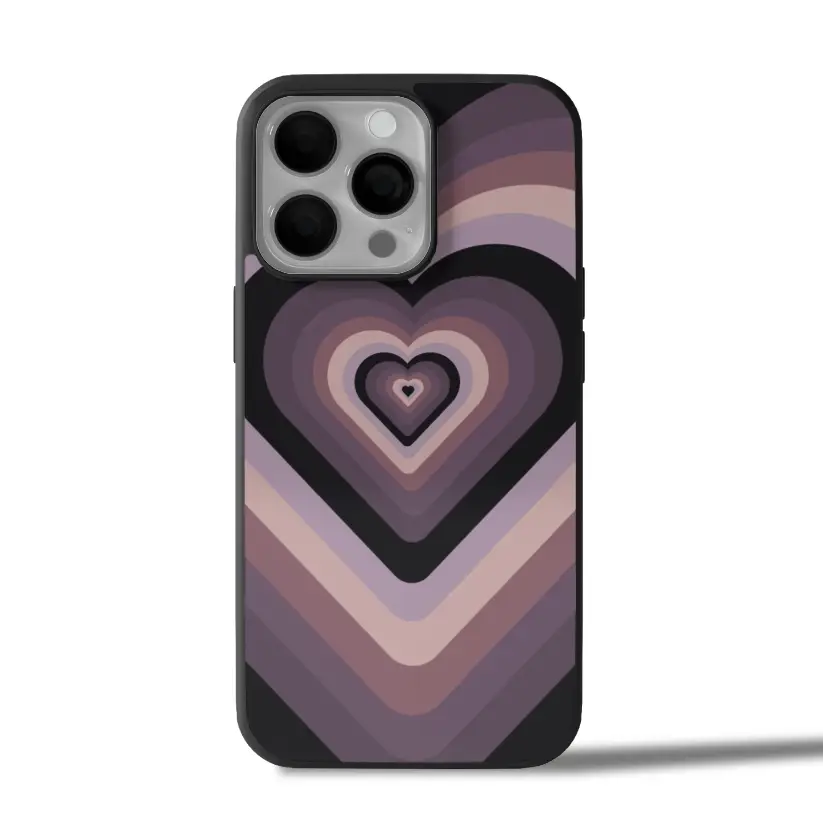 Y2K Chocolate Flare Heart Aesthetic iPhone Case Cover