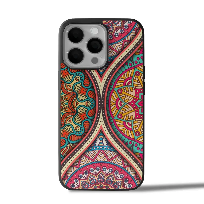 Vibrant Mandala Bloom iPhone Case Cover