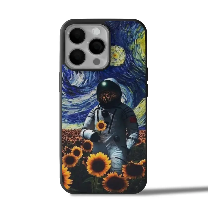 Cosmic Sunflower Floral iPhone Case Cover