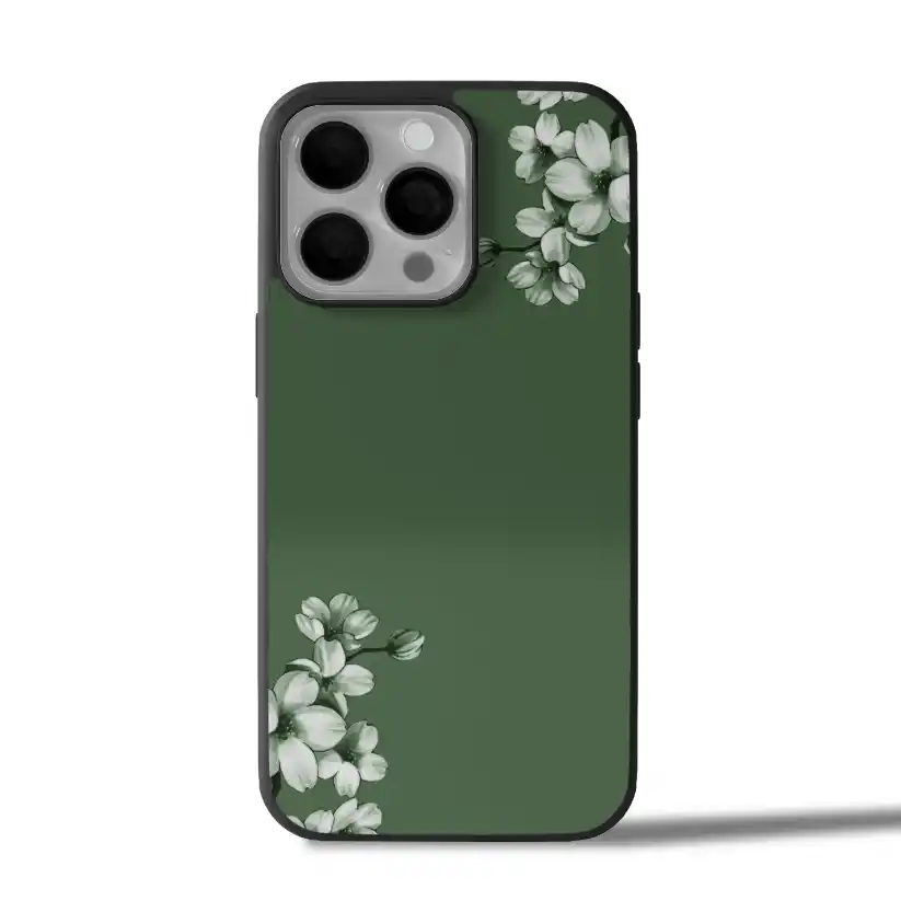 Emerald Blossom iPhone Case Cover