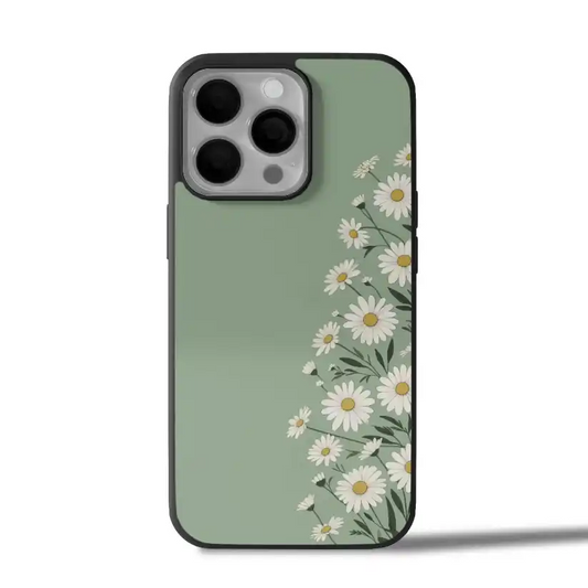 Mint Daisy Bloom iPhone Case Cover
