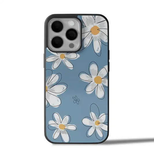 Blue Daisy Bloom iPhone Case Cover