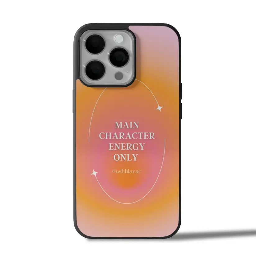 Main Character Energy iPhone Case Cover
