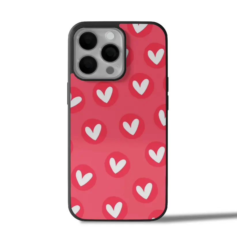 Bold Hearts iPhone Case Cover