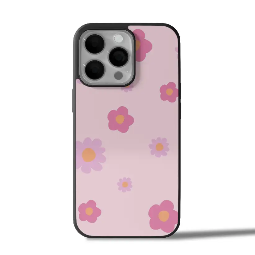Pink Daisy Floral Bloom iPhone Case Cover