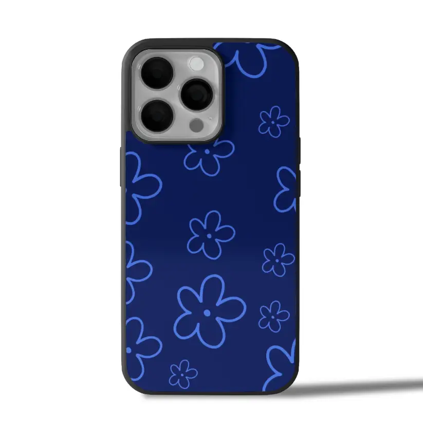 Blue Blossom Floral Bloom iPhone Case Cover