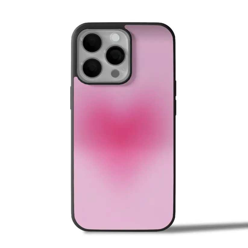 Pastel Heart Blur iPhone Case Cover