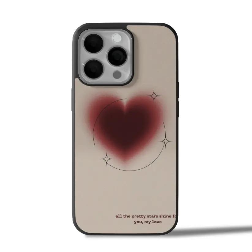 Blur Hearts Aesthetic iPhone Case Cover