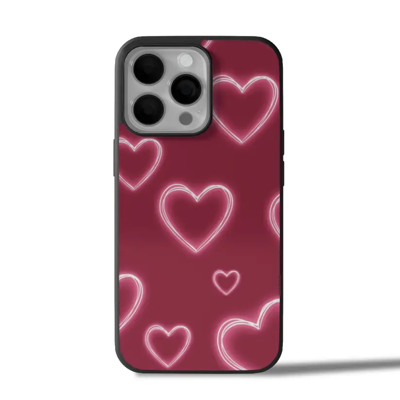 Blur Hearts Aesthetic iPhone Case Cover