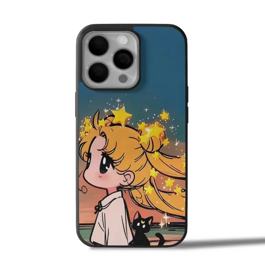 Starry Dream Girl iPhone Case Cover