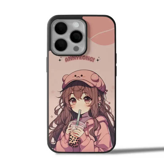 Boba Girl Aesthetic iPhone Case Cover