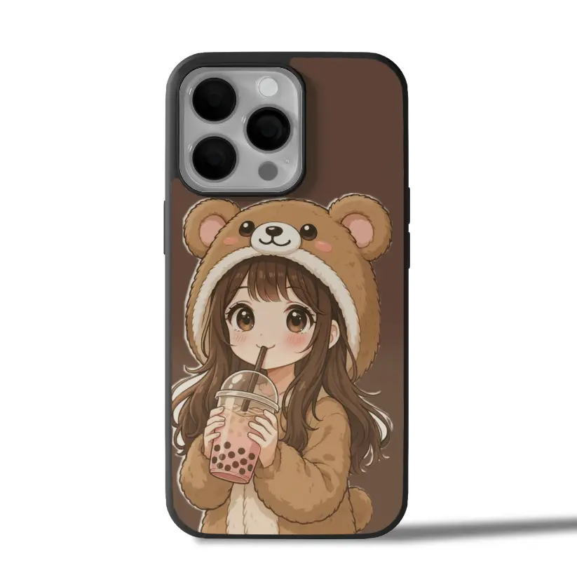 Bubble Bear Cute iPhone Case Cover