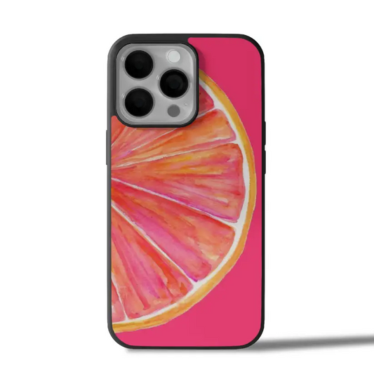 Pink Citrus Splash iPhone Case Cover
