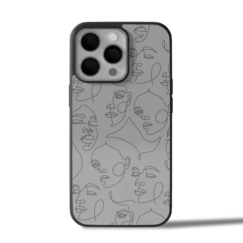 Abstract Faces iPhone Case Cover