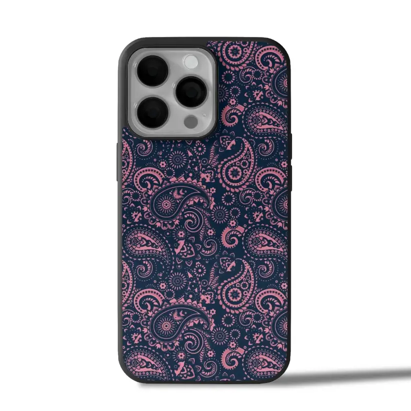 Midnight Paisley Bloom iPhone Case Cover