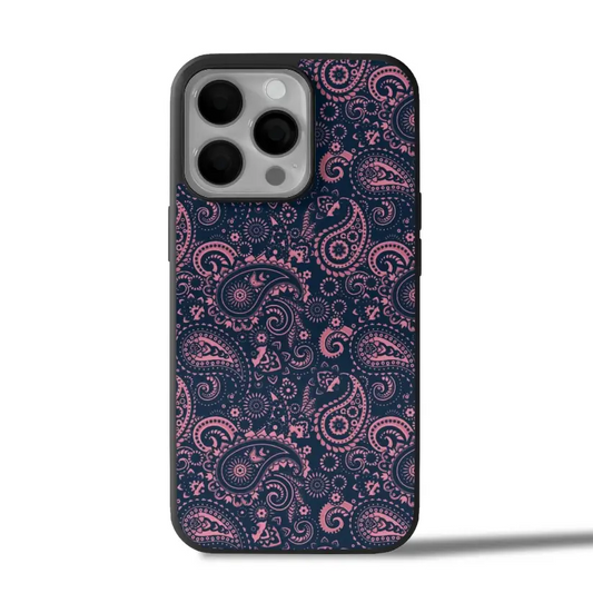 Midnight Paisley Bloom iPhone Case Cover