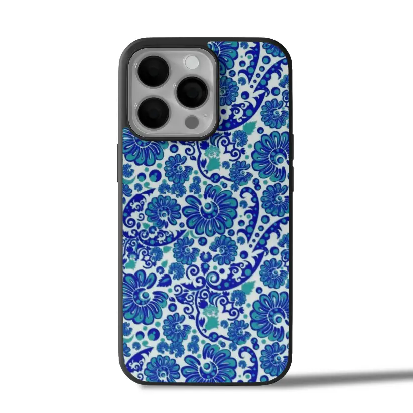 Blue Blossom Elegance iPhone Case Cover