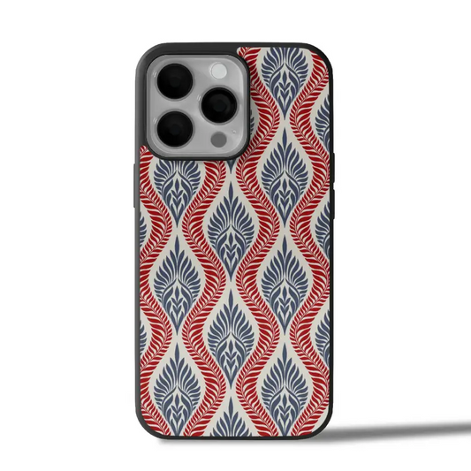 Royal Flame Pattern iPhone Case Cover