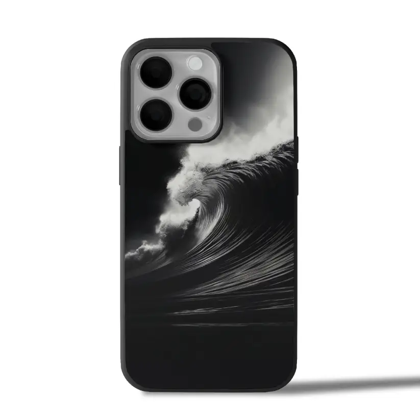 Black Wave Storm iPhone Case Cover
