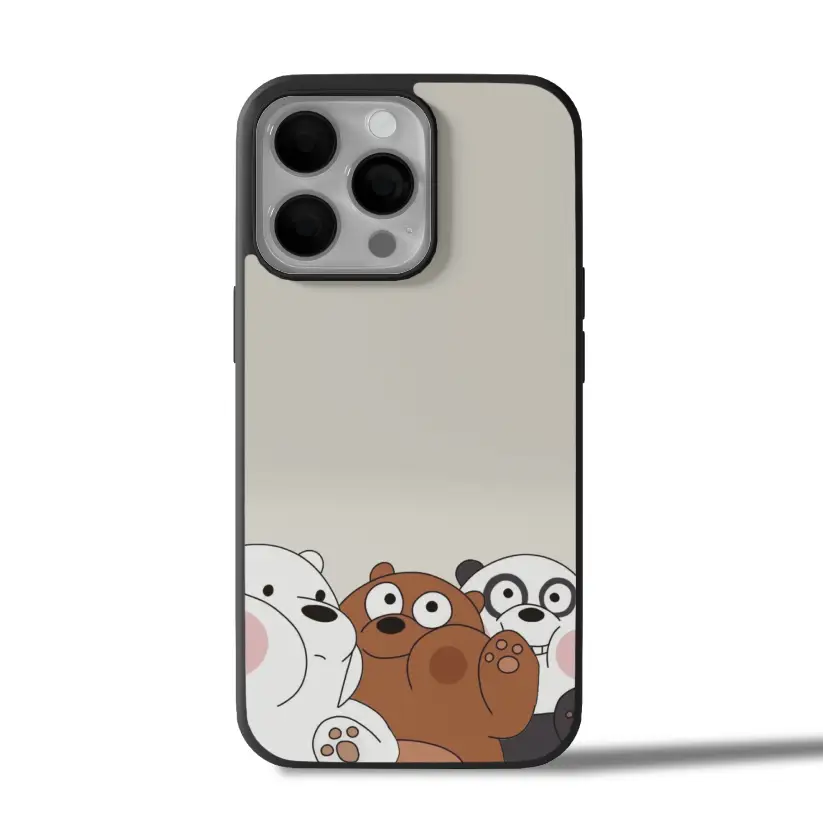Cuddle Trio Cute iPhone Case Cover